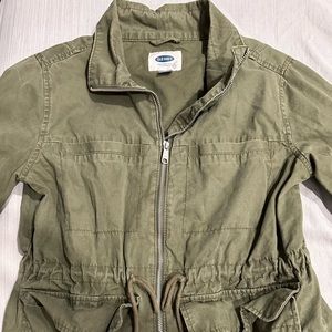 Light green jacket perfect for the spring. From old navy size large